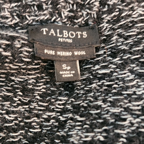 Women's Talbots Merino Wool Cardigan Blazer, Size Sp - Picture 2 of 14